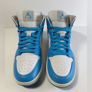 Jordan 1 mid for woman Sneakers in Blue and White